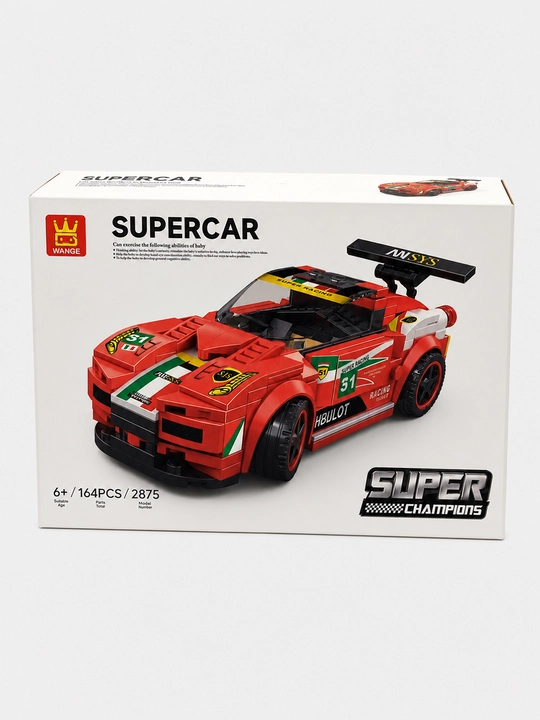 Konstruktor WANGE Supercar 2875 Super Champions, 164 detal, 6+