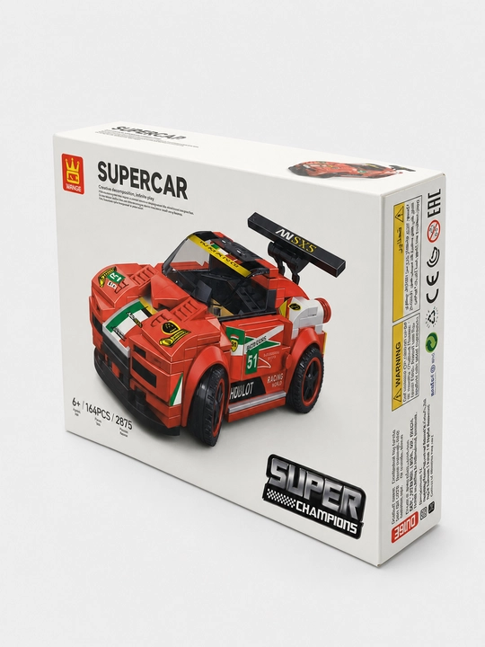 Konstruktor WANGE Supercar 2875 Super Champions, 164 detal, 6+
