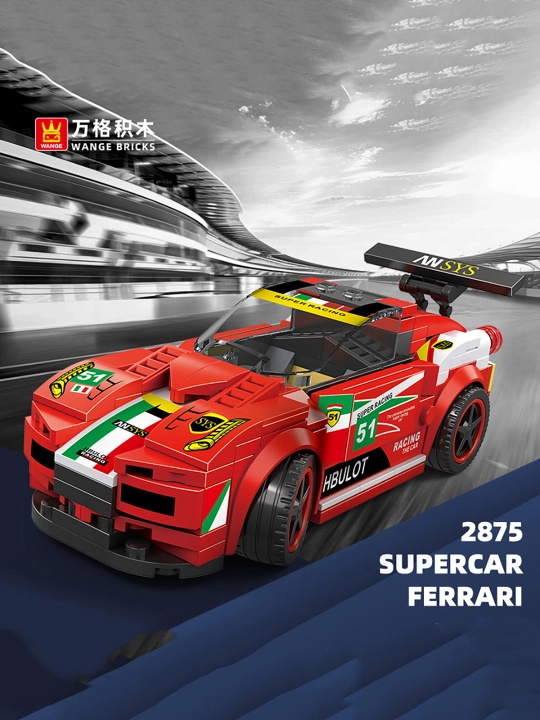 Konstruktor WANGE Supercar 2875 Super Champions, 164 detal, 6+