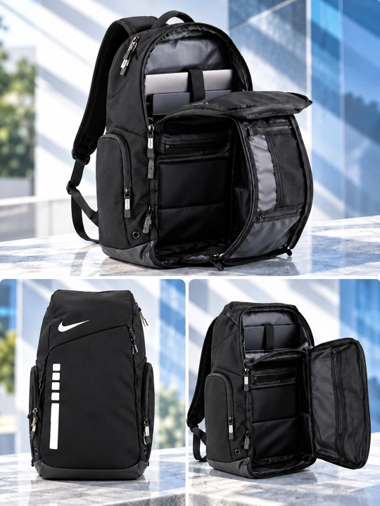 Nike Elite ryukzak erkaklar va ayollar uchun, sport, maktab, ish va o‘qish uchun, uniseks
