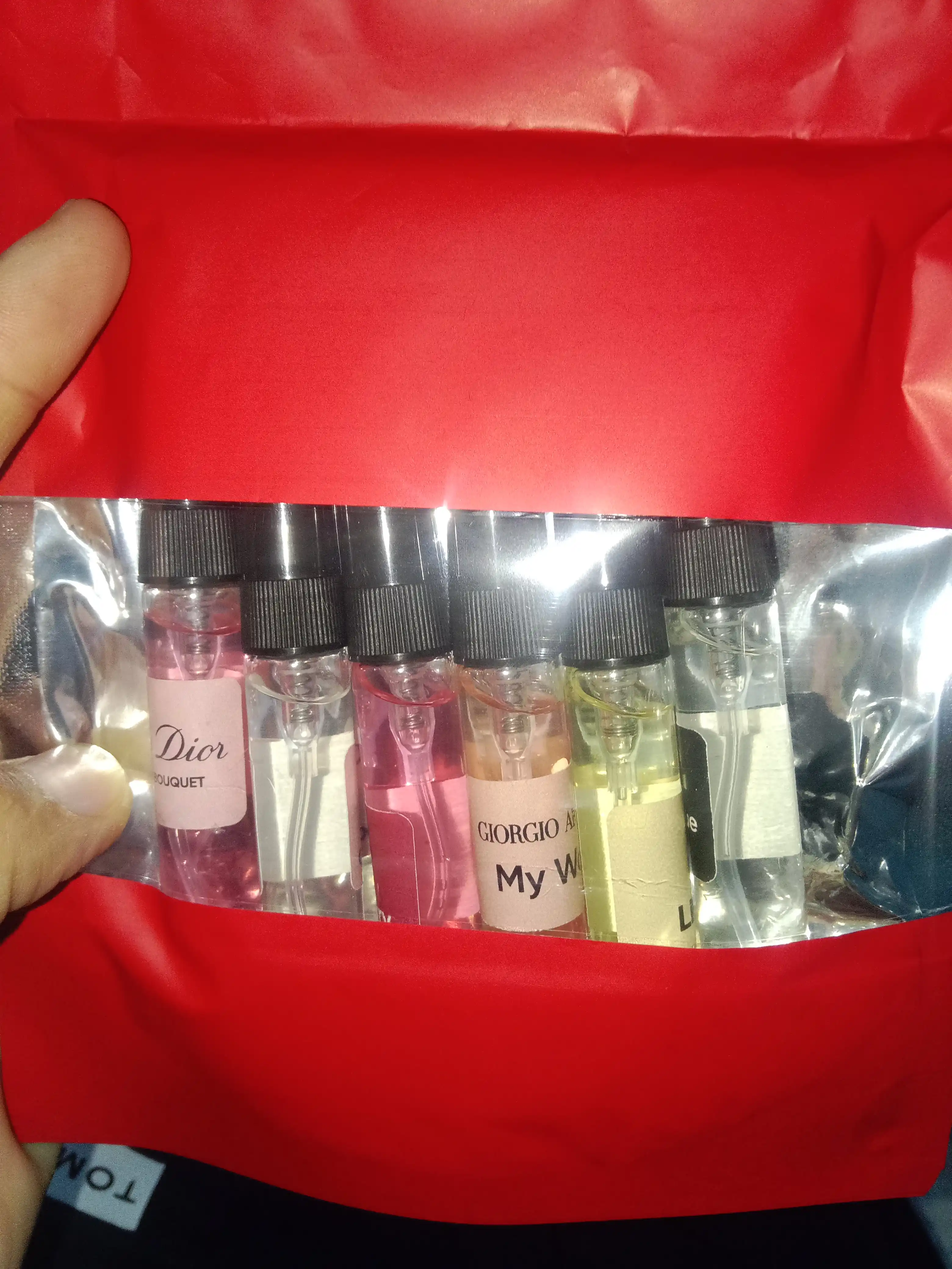 Набор духов для женщин Gucci Flora, Miss Dior, Devil's Intrigue, Libre, Lost Cherry, 6 в 1