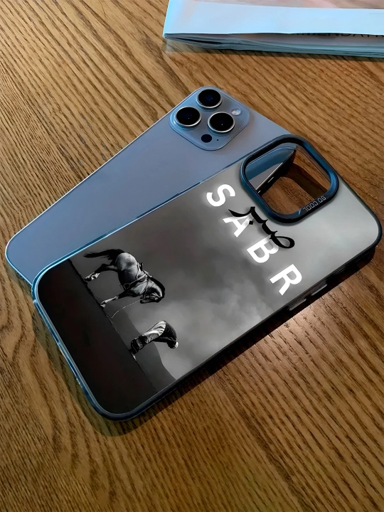 IPhone chehol 11, 12, 13 ,14 , 15, 16, 17, 18 Pro, Max uchun g'ilof, sabr printli
