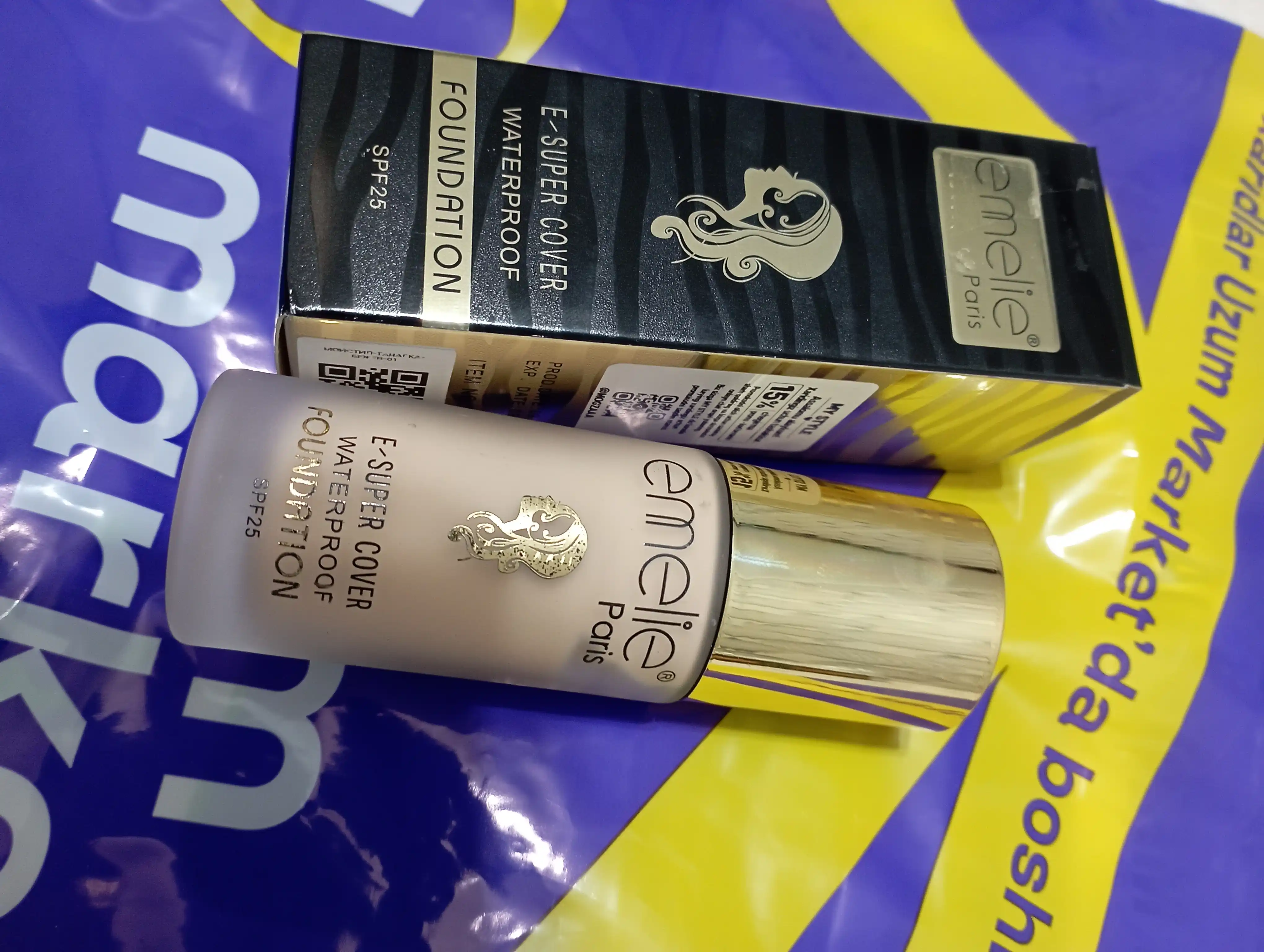 Tonalka, Emelie SPF 25, tonalniy krem, chidamli, xira ta’sirli va tekis qoplamali