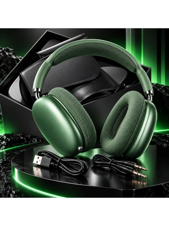 Simsiz quloqchinlar Pods Max, mikrofonli, Bluetooth 5.1, to'liq o'lchamli