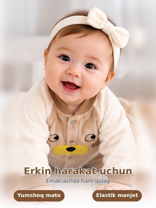 Chaqaloqlar uchun kombinezon va bodilar qishki kombinezon qalin bodiylar bolalar bodiylari