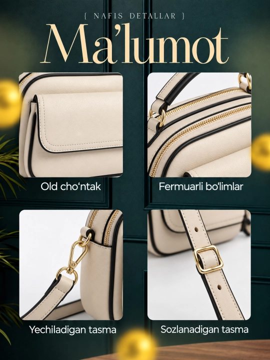 Zamonaviy ayollar sumkasi, kundalik