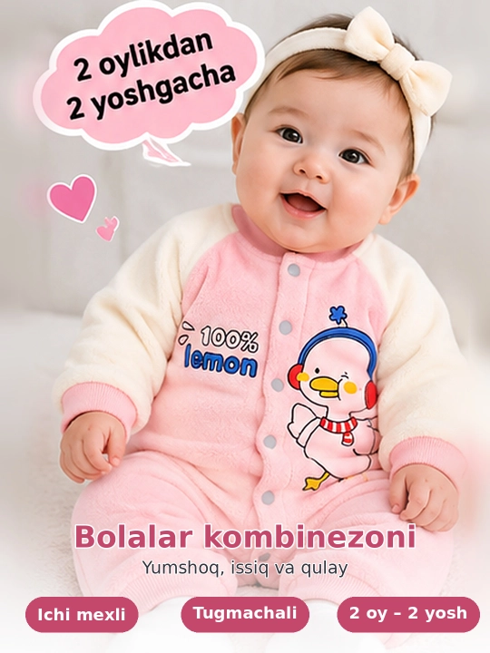 Chaqaloqlar uchun kombinezon va bodilar qishki kombinezon qalin bodiylar bolalar bodiylari - 