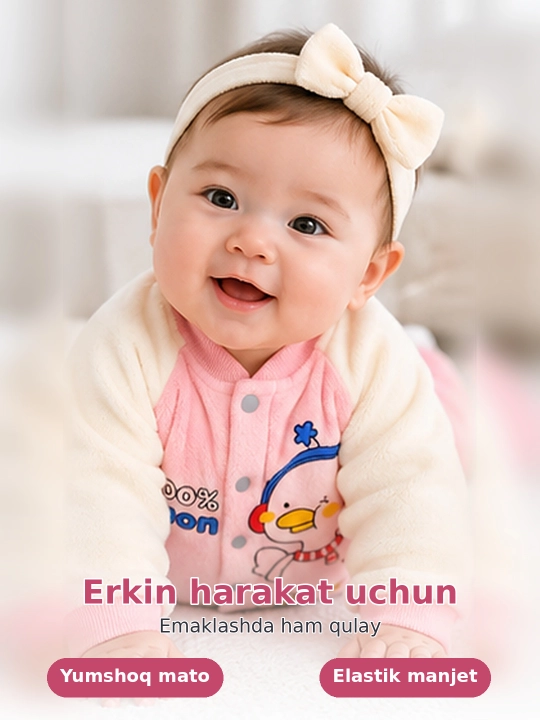 Chaqaloqlar uchun kombinezon va bodilar qishki kombinezon qalin bodiylar bolalar bodiylari