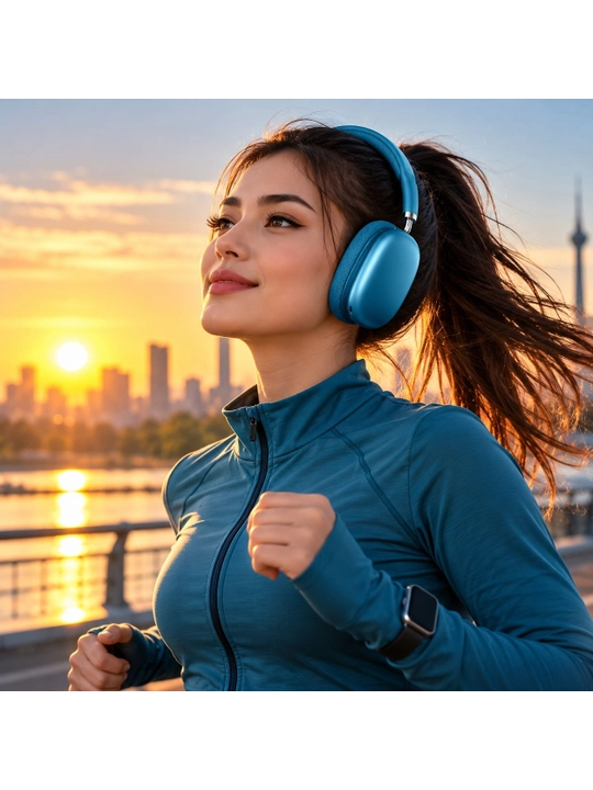 Simsiz quloqchinlar Pods Max, mikrofonli, Bluetooth 5.1, to'liq o'lchamli