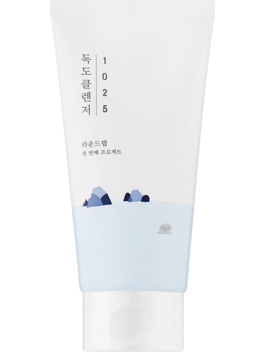Round Lab 1025, очищающая пенка для лица с морской водой, DOKDO Cleanser 150 мл