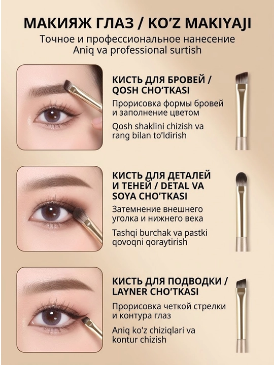 G'ilofli 15 ta 1 da professional makiyaj cho'tkalari to'plami, premium sifatli sovg'a