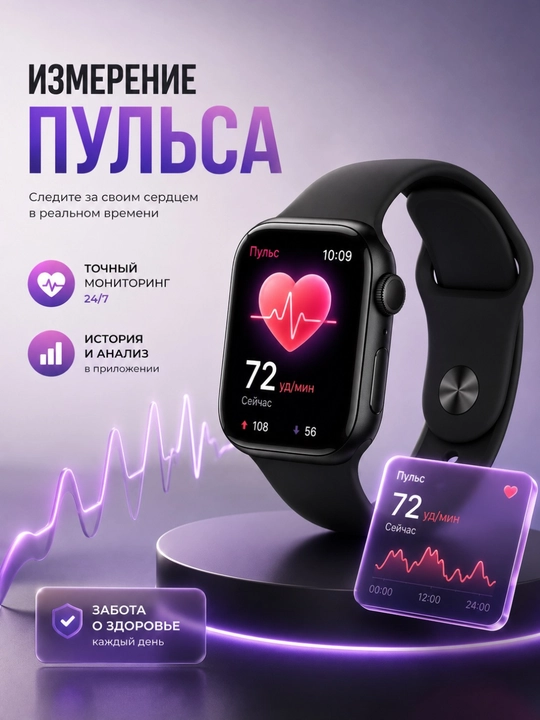 LAXASFIT WATCH X умные часы, AMOLED экран, 100+ циферблатов, 2 сменных ремешка