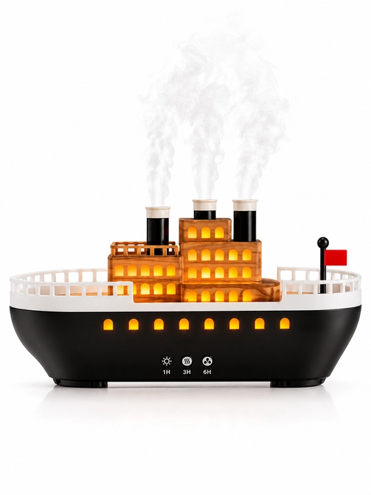 Kema shaklidagi aroma diffuzor, havo namlagich LED chiroq uy va ofis uchun nafis bezak