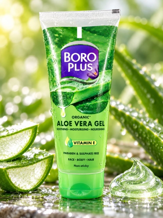 Boro Plus Aloe Vera Gel, увлажняющий гель с витамином Е, для лица, тела и волос