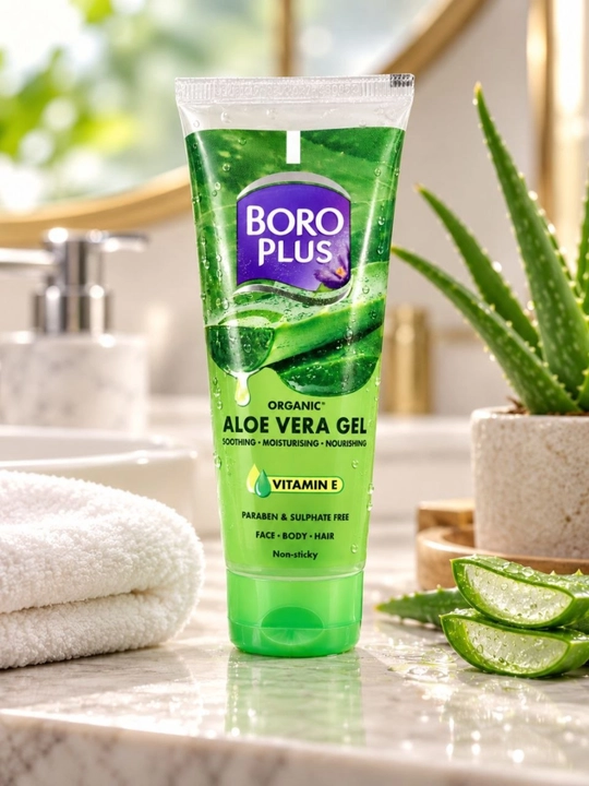 Boro Plus Aloe Vera Gel, увлажняющий гель с витамином Е, для лица, тела и волос