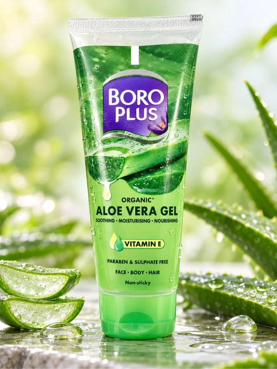 Boro Plus Aloe Vera Gel, увлажняющий гель с витамином Е, для лица, тела и волос