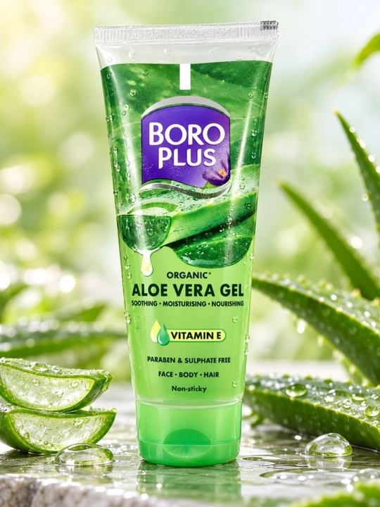 Boro Plus Aloe Vera Gel, увлажняющий гель с витамином Е, для лица, тела и волос