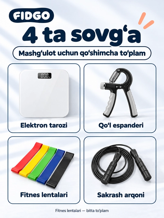 FIDGO uy uchun yugurish yo‘lagi, tezlikni boshqarish funksiyasi bilan