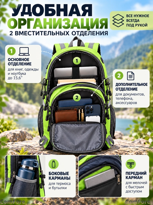 Ryukzak sport, Uniseks, maktab, ish, sayyohlik, suv o'tkazmaydigan uchun kundalik