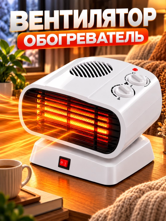 Elektr isitgich — uy uchun issiq havo ventilyatori - 