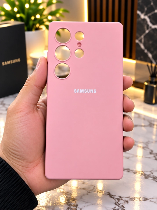 Высококачественные силиконовые чехлы для моделей Samsung Galaxy S24, S25, S26 и Ultra - 