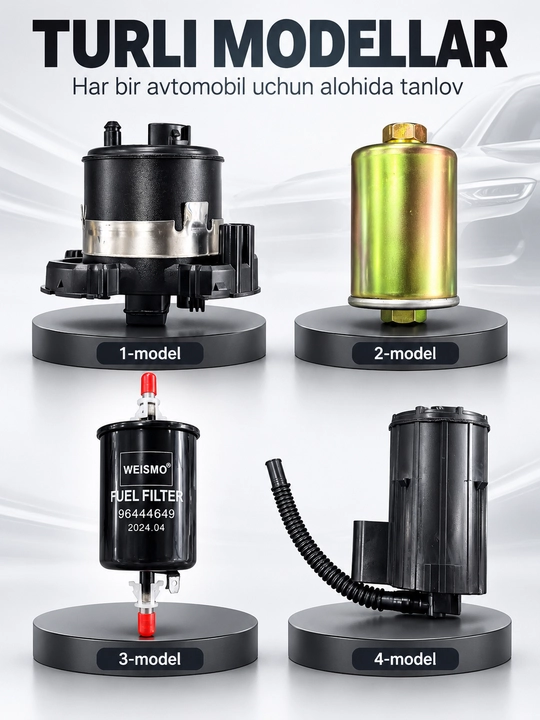 Avtomobil uchun benzin filtri, Matiz, Lacetti, Gentra, Damas, Nexia, Spark, Cobalt