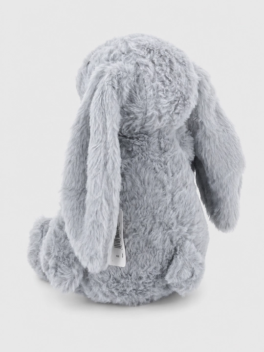 Uzun quloqli kulrang plyush quyon, pushti burunli Zak!Toys