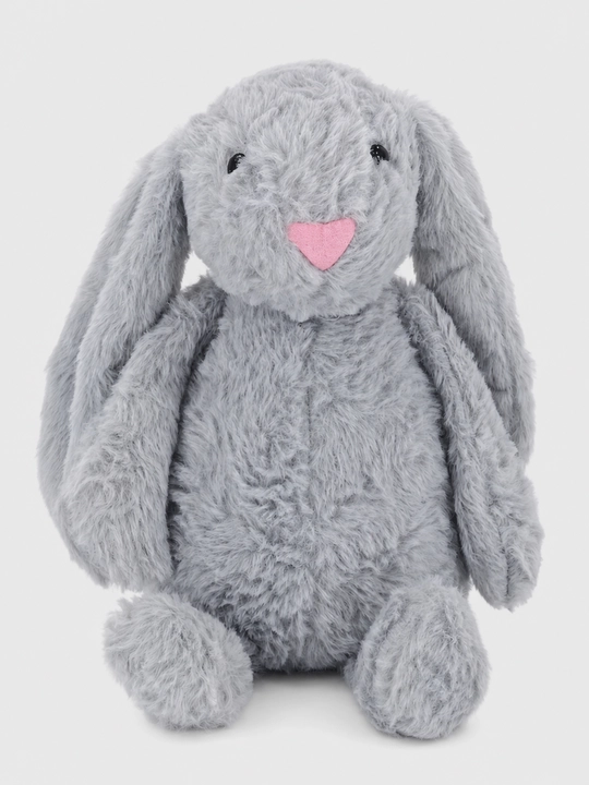 Uzun quloqli kulrang plyush quyon, pushti burunli Zak!Toys - 