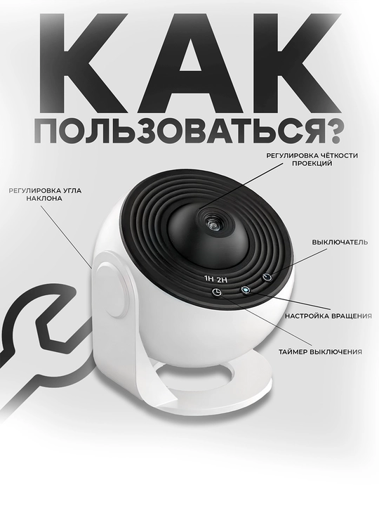 Проектор звездное небо 4К