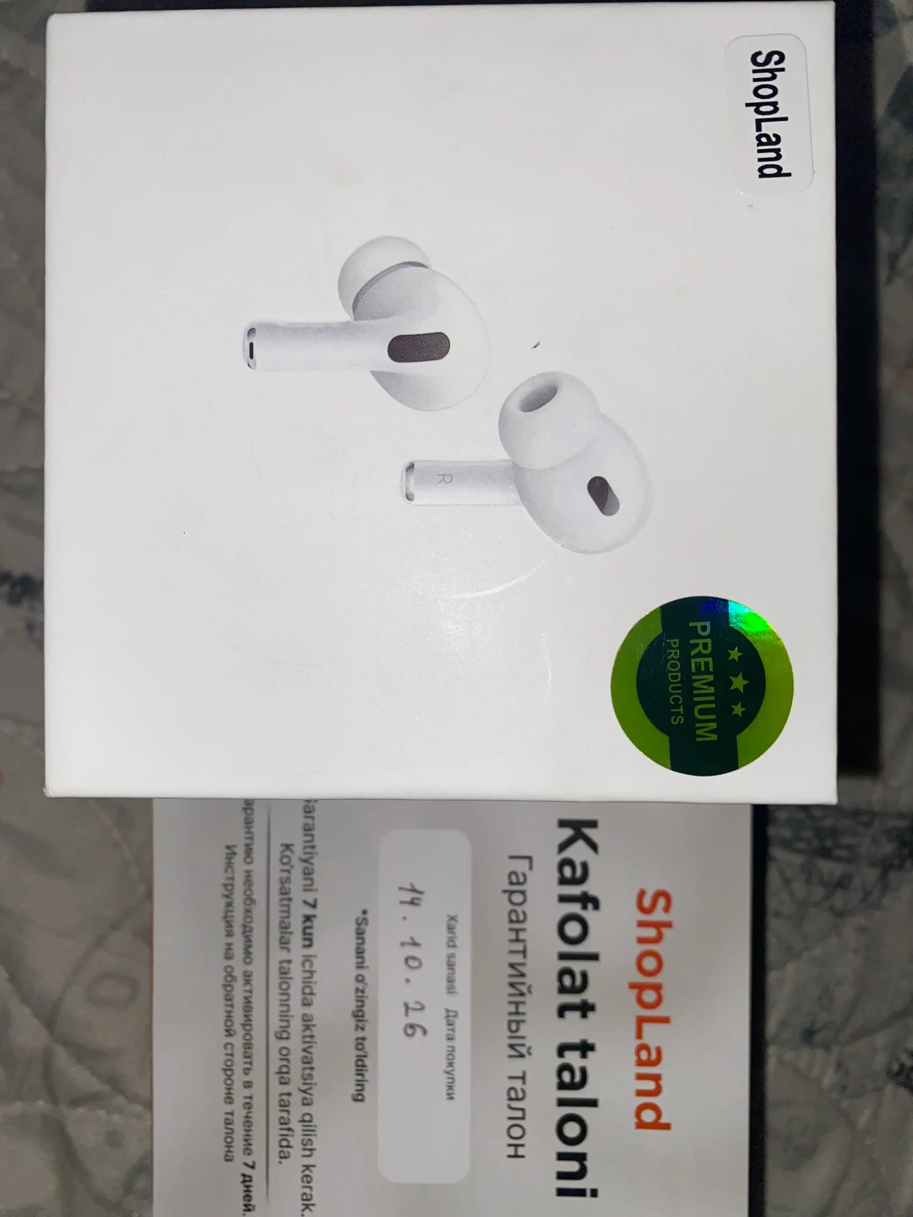 Simsiz quloqchinlar Pro 2 Premium, iPhone va Android uchun sensorli naushnik. ShopLand