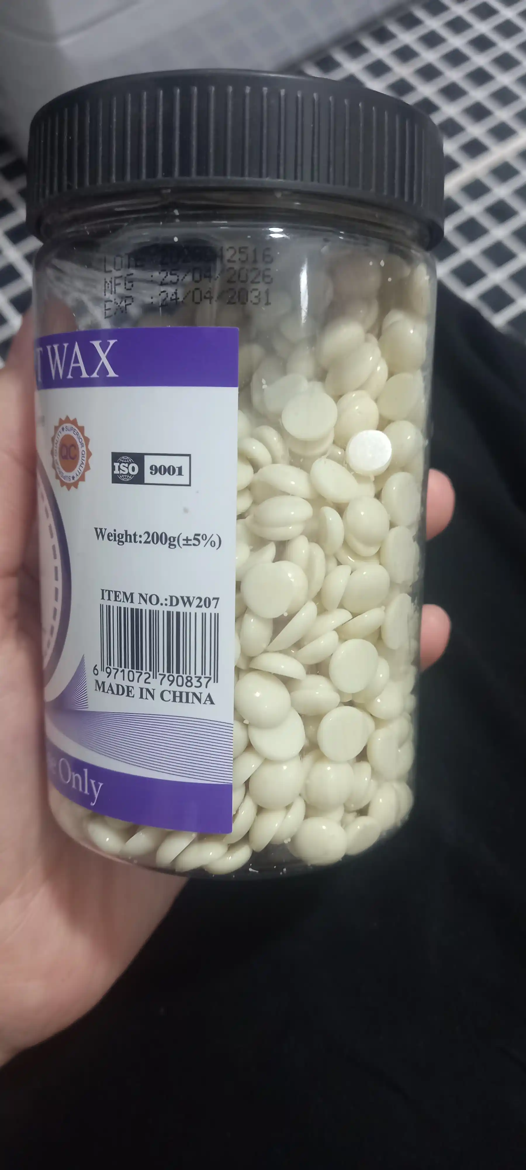 Konsung Beauty Hot Wax Depilyatsiya uchun plyonkali donador mum