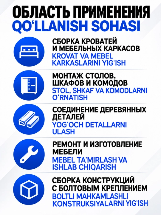 Гайка-бочонок мебельная М6