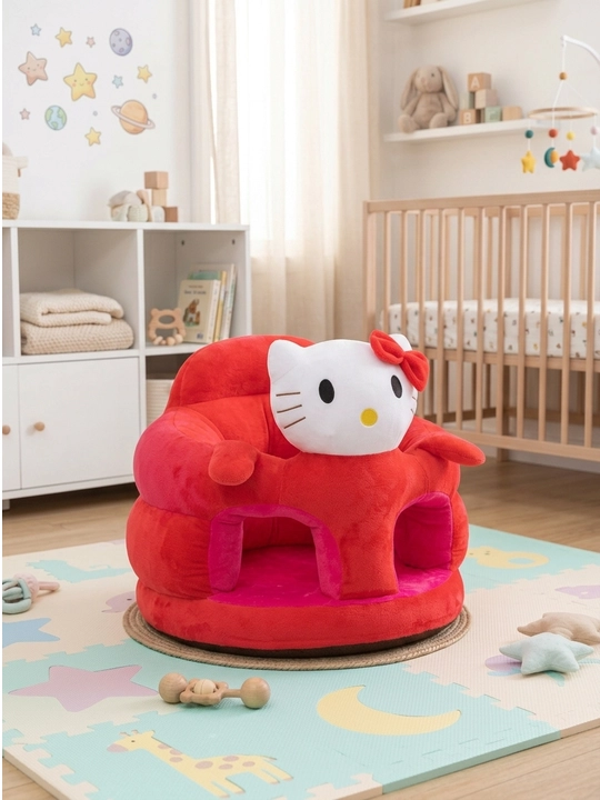 Детское мягкое кресло-игрушка Kitty, удобное кресло для обучения сидению