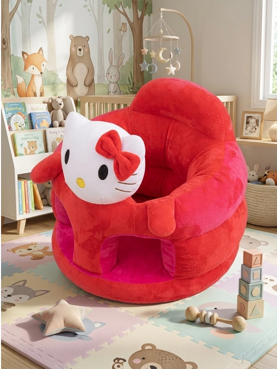 Детское мягкое кресло-игрушка Kitty, удобное кресло для обучения сидению