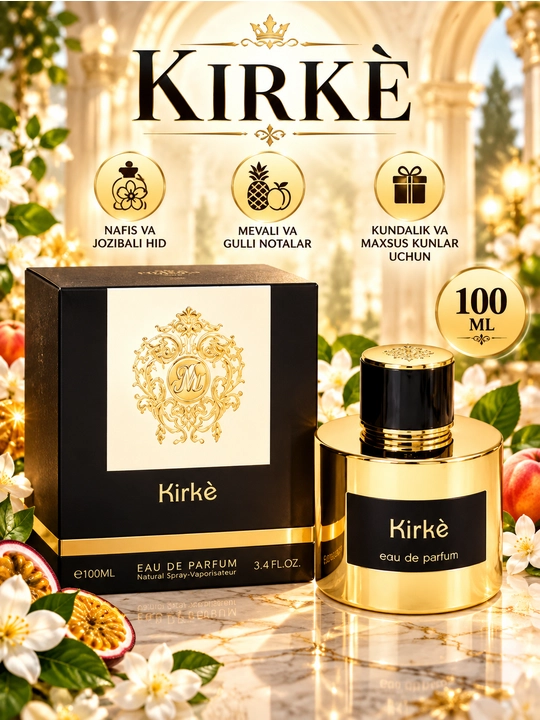 Erkaklar uchun maxsus to'plam, Kirka atiri va dezodaranti, atiri 100ml, dezodarant 200ml