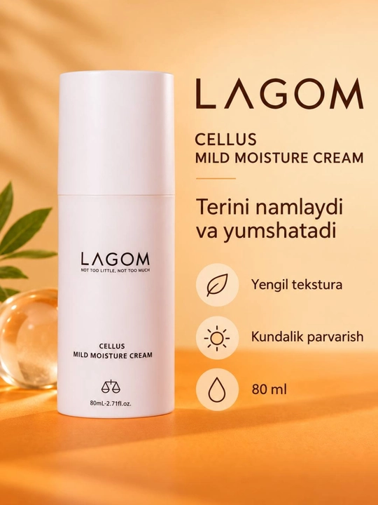 CELLUS MILD CREAM Yuz uchun krem, terini yorqinlashtirish, oziqlantirish va tiklash uchun - 