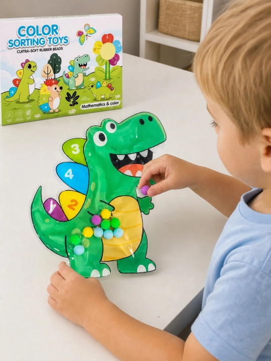 Развивающий сортер Динозавр для детей 1-3 лет