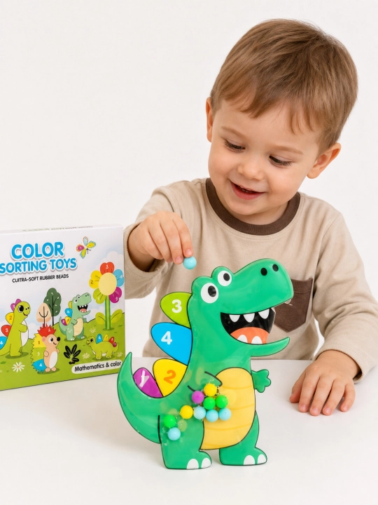 Развивающий сортер Динозавр для детей 1-3 лет