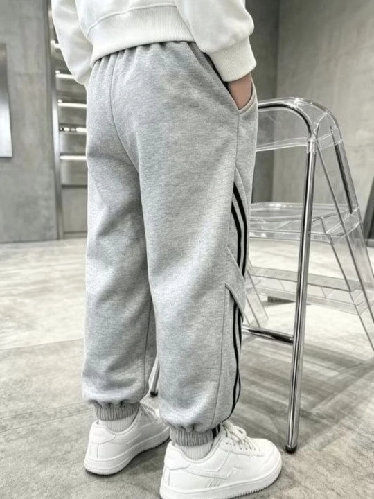 Erkaklar va ayollar uchun issiq sport shimi (triko), unisex, 3 iplik nachiosli