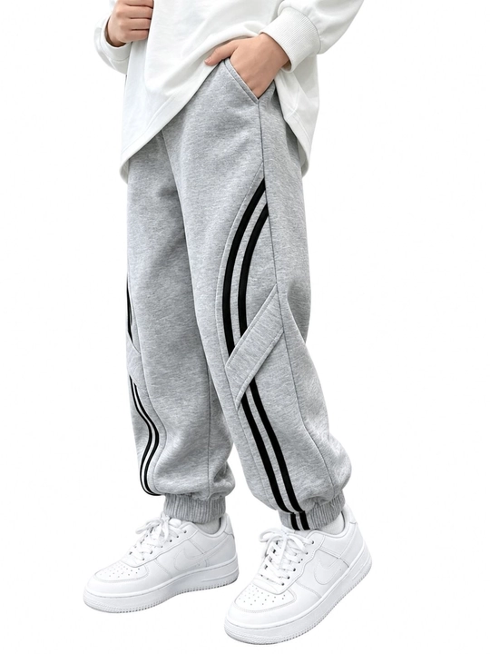 Erkaklar va ayollar uchun issiq sport shimi (triko), unisex, 3 iplik nachiosli