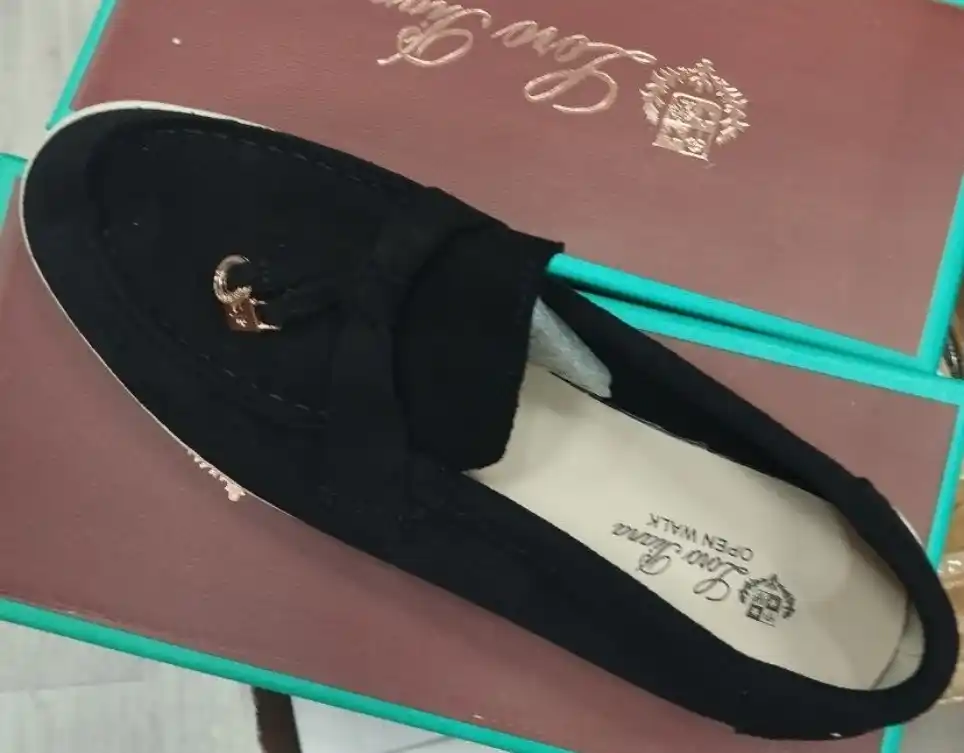 Женские мокасины Loro Piana, замшевые