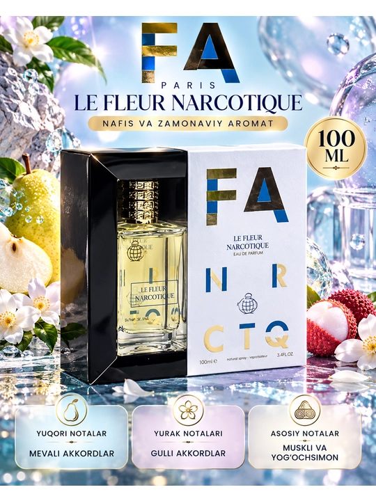 Narcotique, Parfyumlangan suv Fleur Narcotique, 100 ml - 