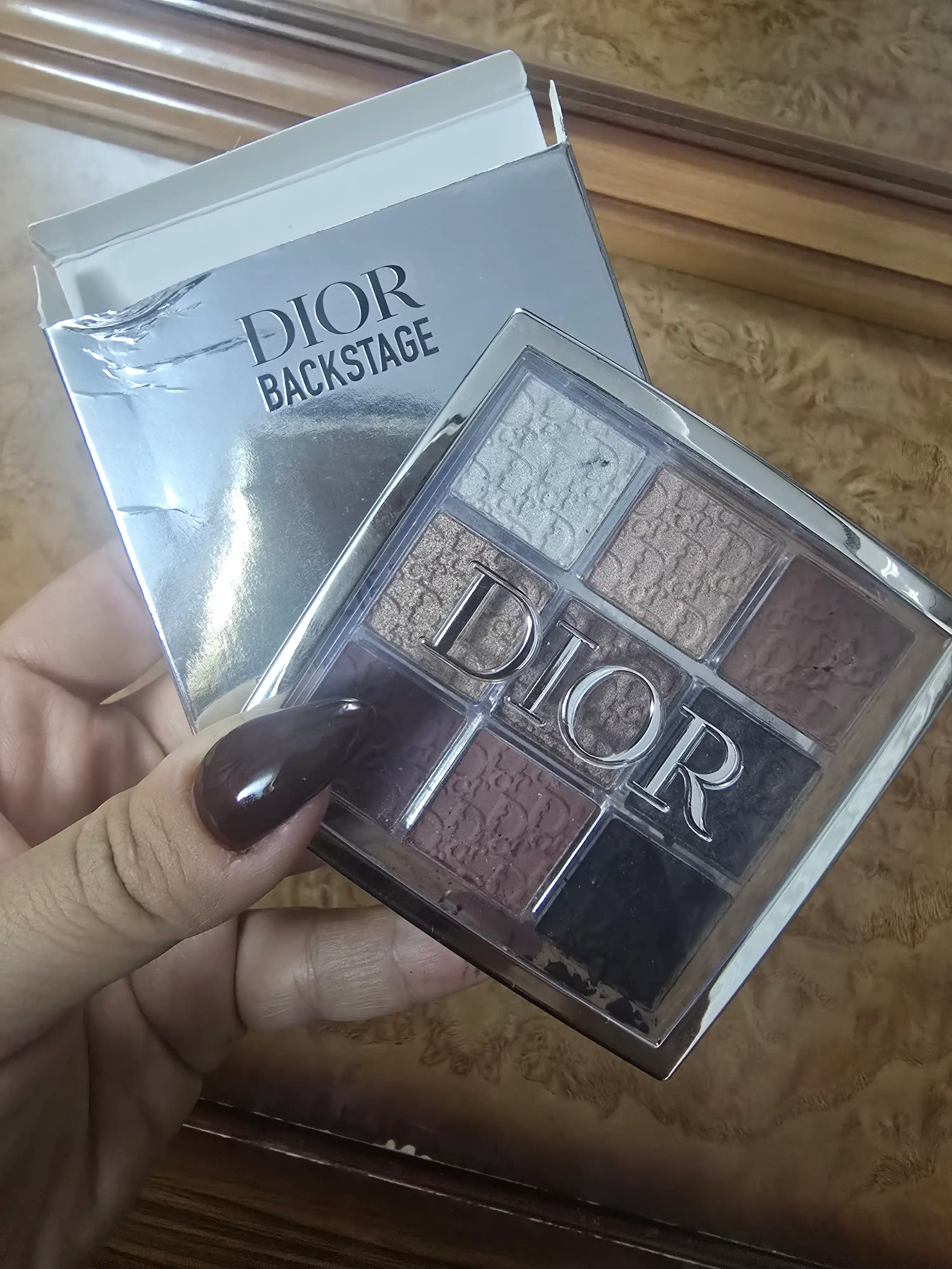 Тени для глаз, Dior, палетка теней для век и глаз с матовыми оттенками, 9 цветов