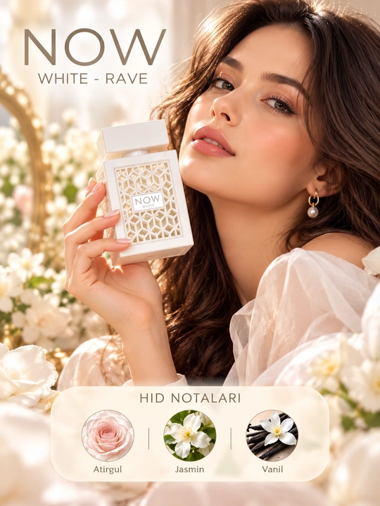 Parfyumlangan suv NOW Rave, NOW White, 100 ml - 