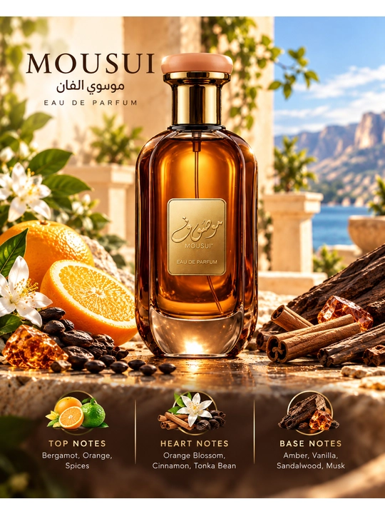 Erkaklar va ayollar uchun parfyumlangan suvi Mousuf, 100 ml - 