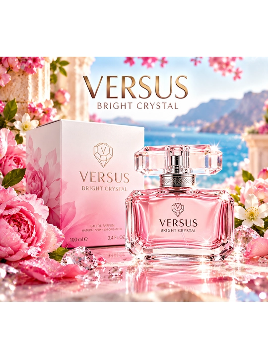 Versace Bright Crystal, ayollar uchun parfyumlangan suv, 90 ml - 