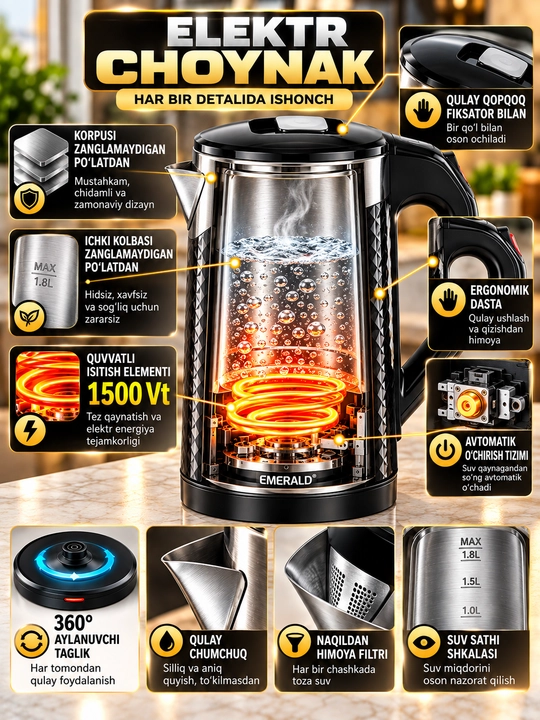 Elektr choynak,Tefal,VITEK,BOSCH