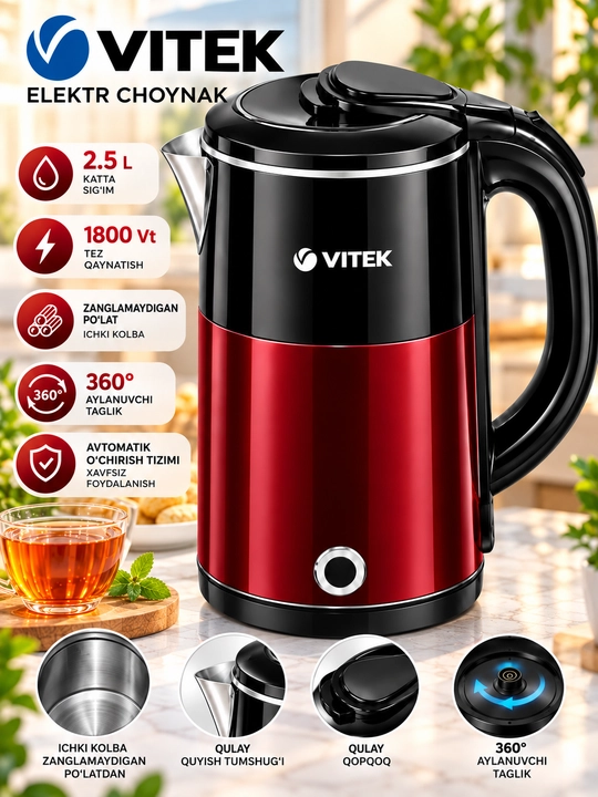 Elektr choynak,Tefal,VITEK,BOSCH - 