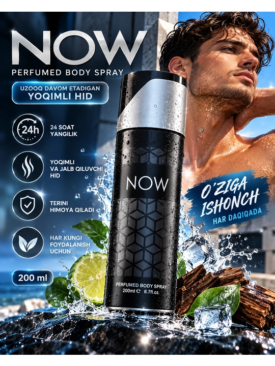 NOW dezodoranti, 200 ml