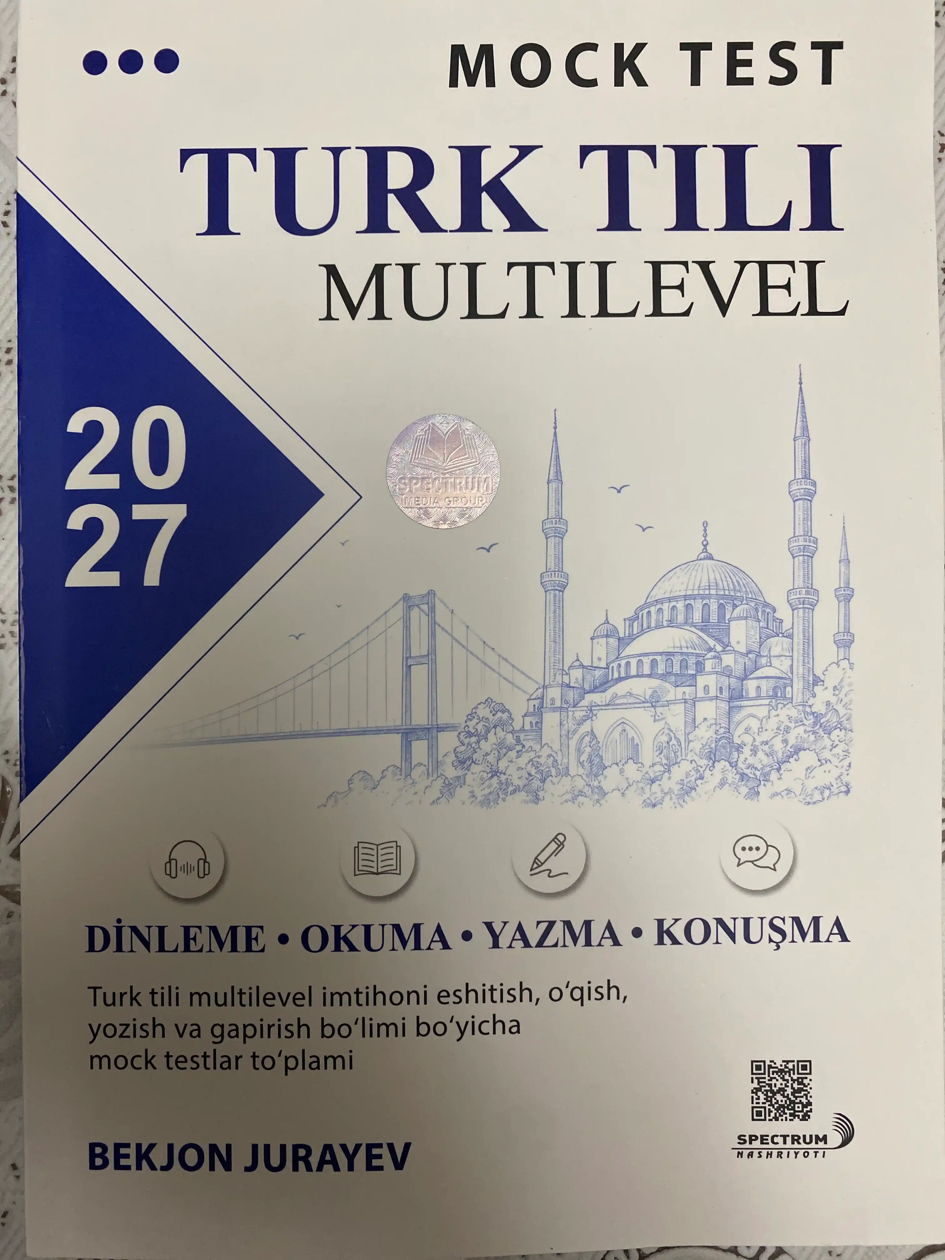 Турк Тили Мультилевел Мок Тест 2027 — Турк тили бўйича синов тестлари тўплами